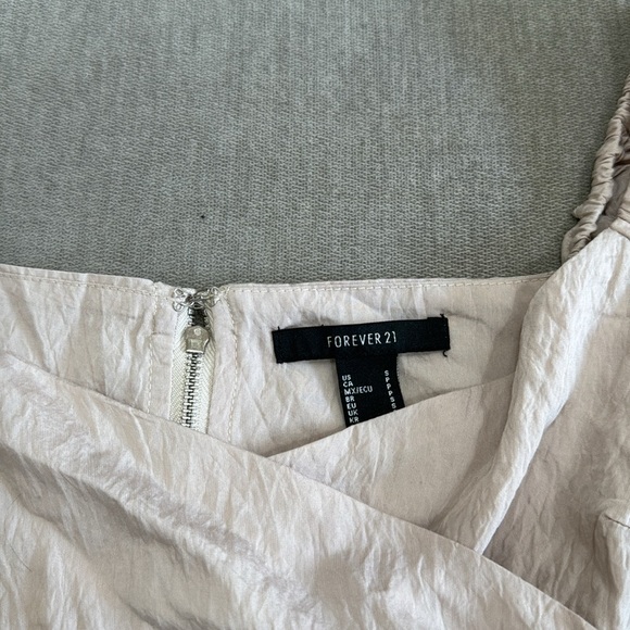 NWT Dusky Pink Tie Crop Top - Picture 5 of 6